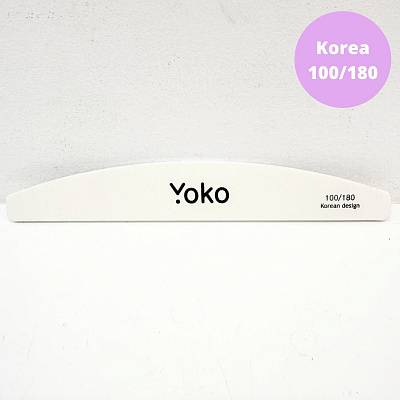 Пилка Yoko белая банан 100/180 SF 078