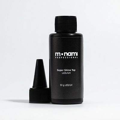Топ для гель-лака без липкого слоя Супер блеск Super Shine top no cleance Monami 50 мл
