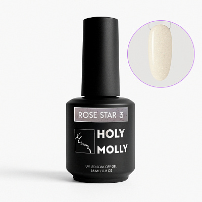 База для гель-лака Holy Molly Base Rose Star №03 15 мл