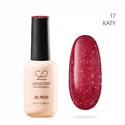 Гель-лак LOVIA CURE светоотражающий Shock effect 17 Katy 8 мл
