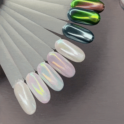 Радужный пигмент для втирки голубой Единорог №1293 Zoo Nail Art 0.2 г