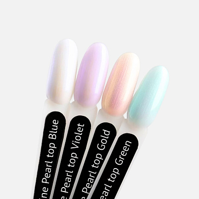 Топ для гель-лака Monami Супер блеск Super Shine Pearl Top Blue 8 г