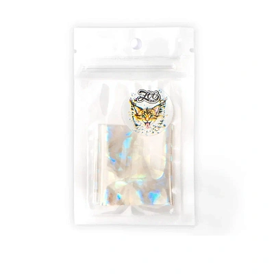Фольга переводная Северное сияние №1357 Zoo Nail Art осколки, 4*50 см