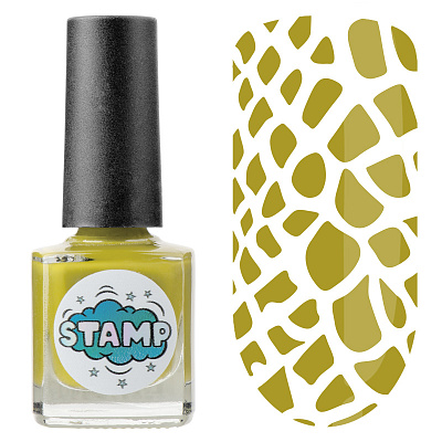 Лак-краска для стемпинга Stamp Classic IRISK №014 (Летняя олива) Д612-01-14, 8 мл