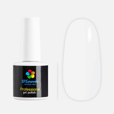 Гель-лак Bloom №002 Снежный белый 8 мл