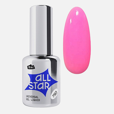 Жидкий гель Universal Gel Liquid All Star 750 Фламинго 18 мл