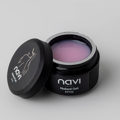 Моделирующий гель NAVI полупрозрачный нюд Naked Gel 06 15 мл
