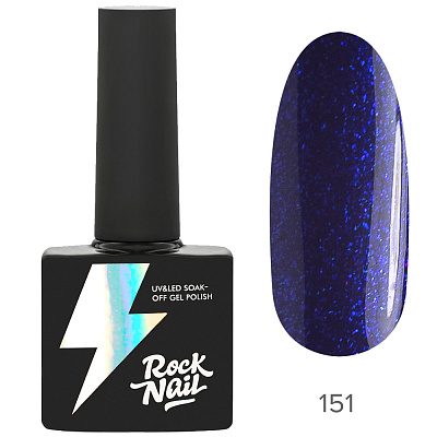 Гель-лак RockNail №151 Basic (Kashmir Sapphire) 10 мл