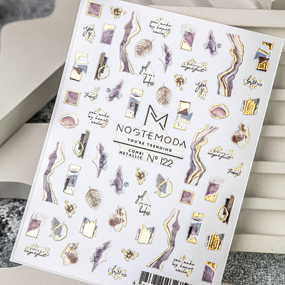 Наклейки Combi Metallic NogteModa №122