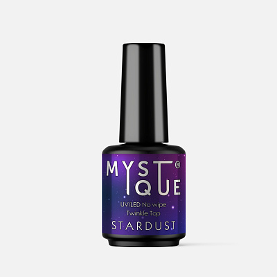 Топ для гель-лака без липкого слоя Mystique Stardust Top 15 мл