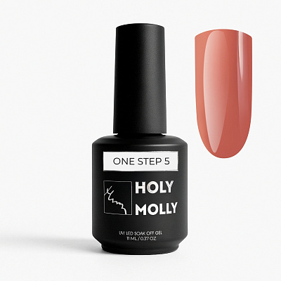 Гель-лак Holy Molly ONE STEP 3 IN 1 №05 11 мл