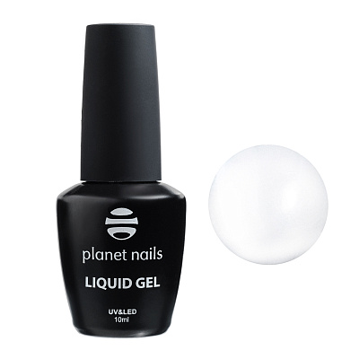 Гель моделирующий во флаконе Liquid gel clear Planet nails прозрачный 10 мл арт.11350
