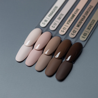 Гель-лак MIO Nails №E-02 Молочный шоколад 8 мл