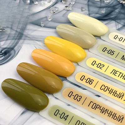 Гель-лак MIO Nails №Q-06 Сочный лимон 8 мл