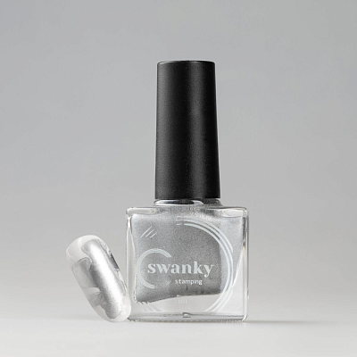 Акварельная краска Swanky PM 04 серебро, 5 мл ❗️ВНИМАНИЕ❗️СРОК ГОДНОСТИ 05.08.2024