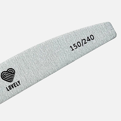 Пилка для ногтей лодочка 150/240 Lovely