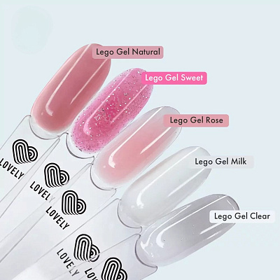 Гель для наращивания и укрепления Lovely Lego Gel Milk 15 г