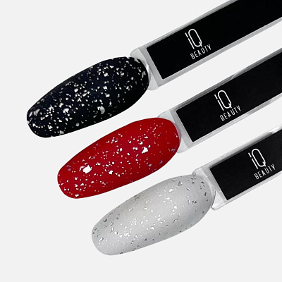 Финишное покрытие для лака IQ Beauty матовое Potal top matte Silver 12,5 мл