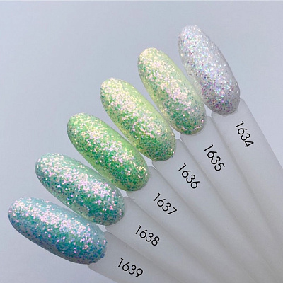 Глиттер с зеркальным блеском Сказочная рыбка Zoo Nail Art №1643, 1 г