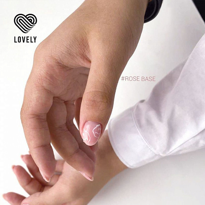 База жесткая Lovely Hard Rose розовая 12 мл