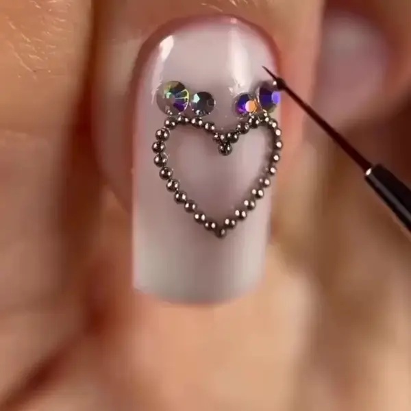 Бульонки металлические Zoo Nail Art (1016 диам. 0.8 мм) золото 10г