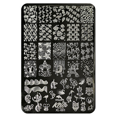 Пластина для стемпинга Klio professional XL-001