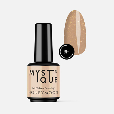 Камуфлирующая база для гель-лака Mystique Honeymoon 15 мл