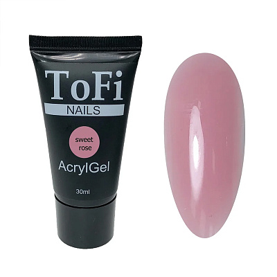 Акригель Acrylgel ToFi Sweet Rose, 30 г