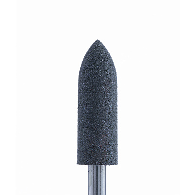 Полир силикон-карбидный Кристалл 205 конус супер грубый, черный, 5 мм