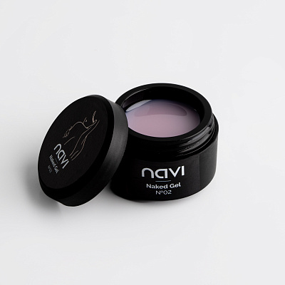 Моделирующий гель NAVI полупрозрачный нюд Naked Gel 02 15 мл