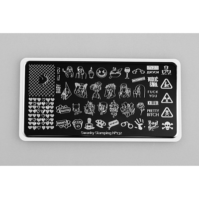 Пластина для стемпинга Swanky Stamping №132