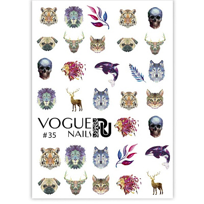Слайдер-дизайн Vogue Nails №035, арт. СЛ35