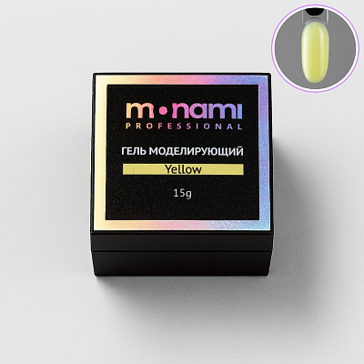 Гель для наращивания и укрепления Monami Yellow 15 г