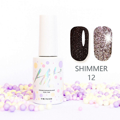 Гель-лак светоотражающий HIT Shimmer №12, 9 мл