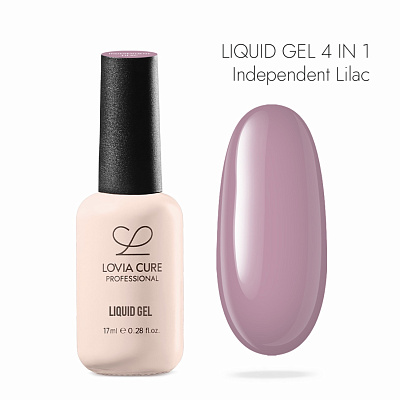 Полигель-архитектор 4 в 1 LOVIA CURE Liquid Gel 03 Independent Lilac 17 мл