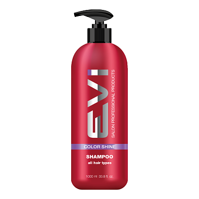 Шампунь интенсивный уход EVI Salon Professional для окрашенных и меллированных волос 1000 мл