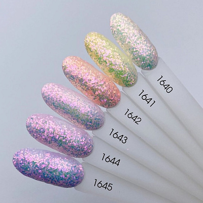 Глиттер с зеркальным блеском Сказочная рыбка Zoo Nail Art №1643, 1 г