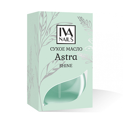 Масло для кутикулы сухое с шиммером Iva Nails Astra, 12 мл