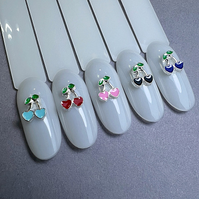 Фигурки объемные Вишенки №1850 Zoo Nail Art 5 шт.
