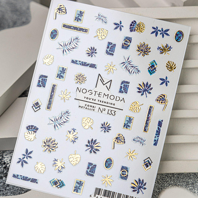 Наклейки Combi Metallic NogteModa №133