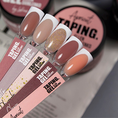 Гель-тейпинг моделирующий Lakres Taping Gel Apricot 30 г