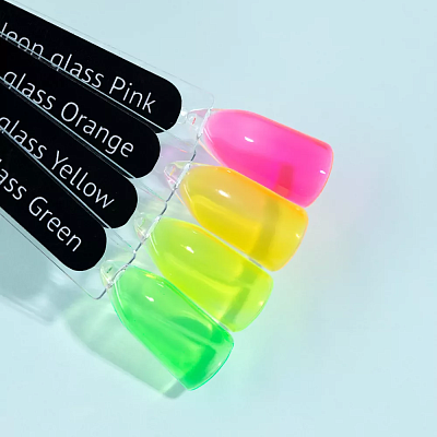 Гель-лак Monami Neon glass Green 8 мл