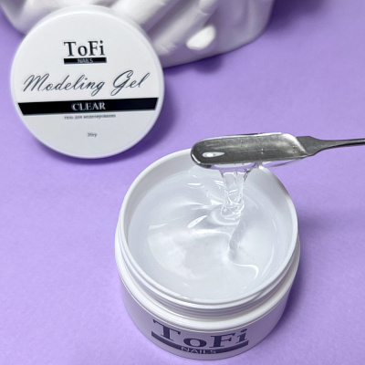 Гель для моделирования Modeling Gel ToFi Clear 30 г