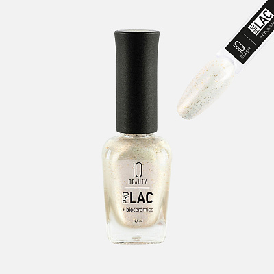 Лак для ногтей IQ Beauty №107 укрепляющий с биокерамикой 12,5 мл