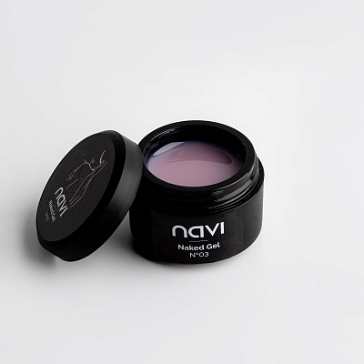Моделирующий гель NAVI полупрозрачный нюд Naked Gel 03 15 мл