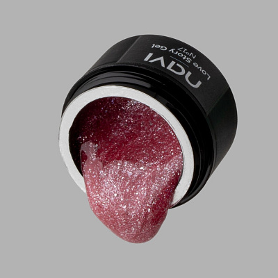 Моделирующий гель NAVI с блестками Love Story Gel 17 15 мл