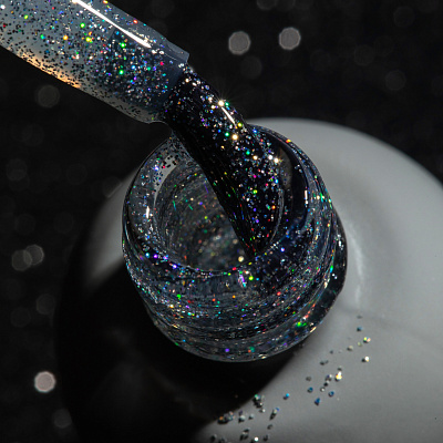 Топ для гель-лака Супер блеск со светоотражающими частицами Super Shine Starburst Holographic Monami 8 г