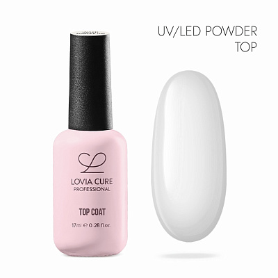 Пудра-топ с эффектом кашемира и липким слоем LOVIA CURE Powder Top 17 мл