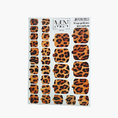 Пленки для педикюра Miw Nails Wraps stickers SF-78