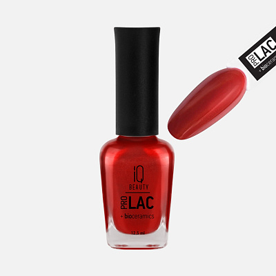Лак для ногтей IQ Beauty №113 укрепляющий с биокерамикой 12,5 мл